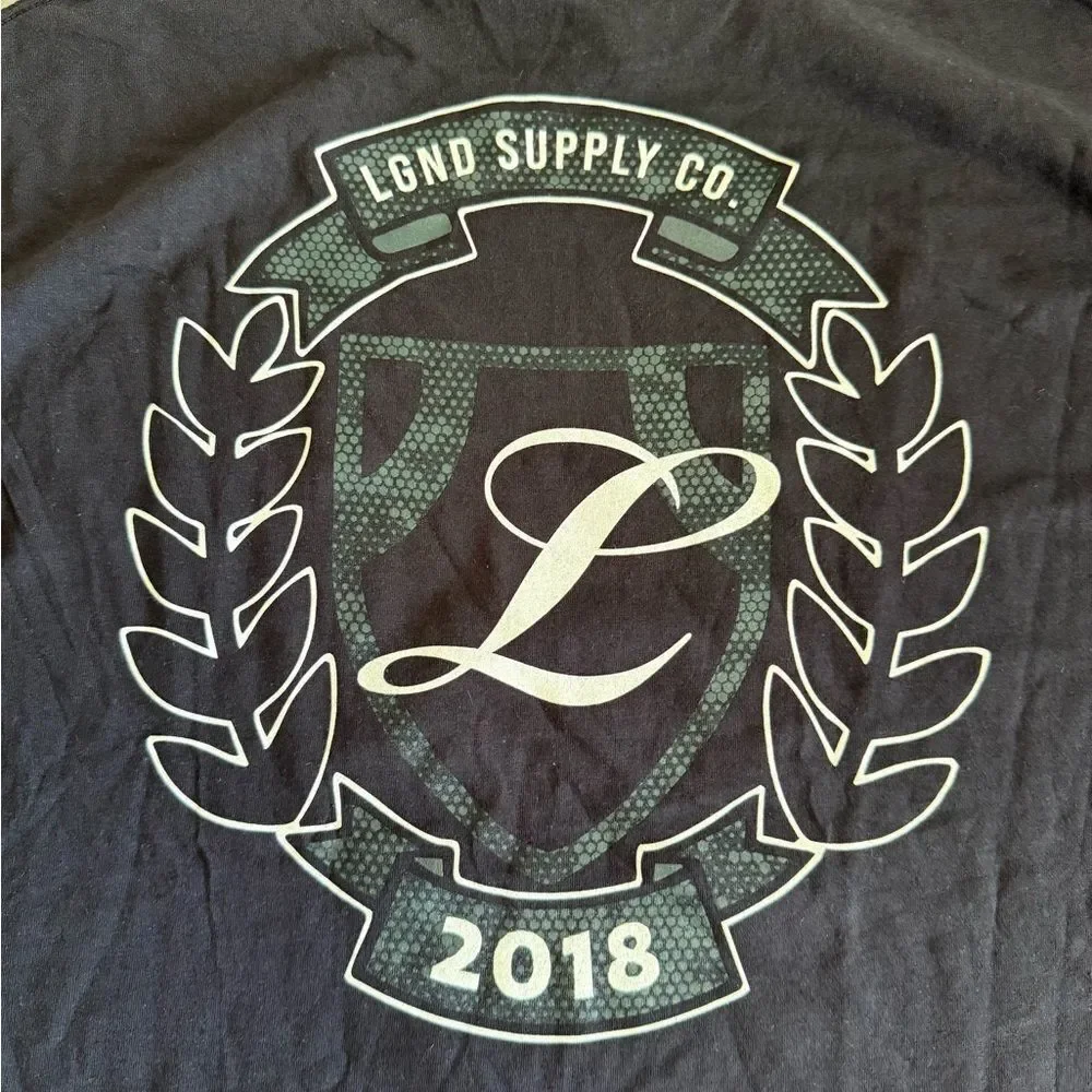 LGND Supply Co 2018 Graphic Tee Black Various Sizes NWT